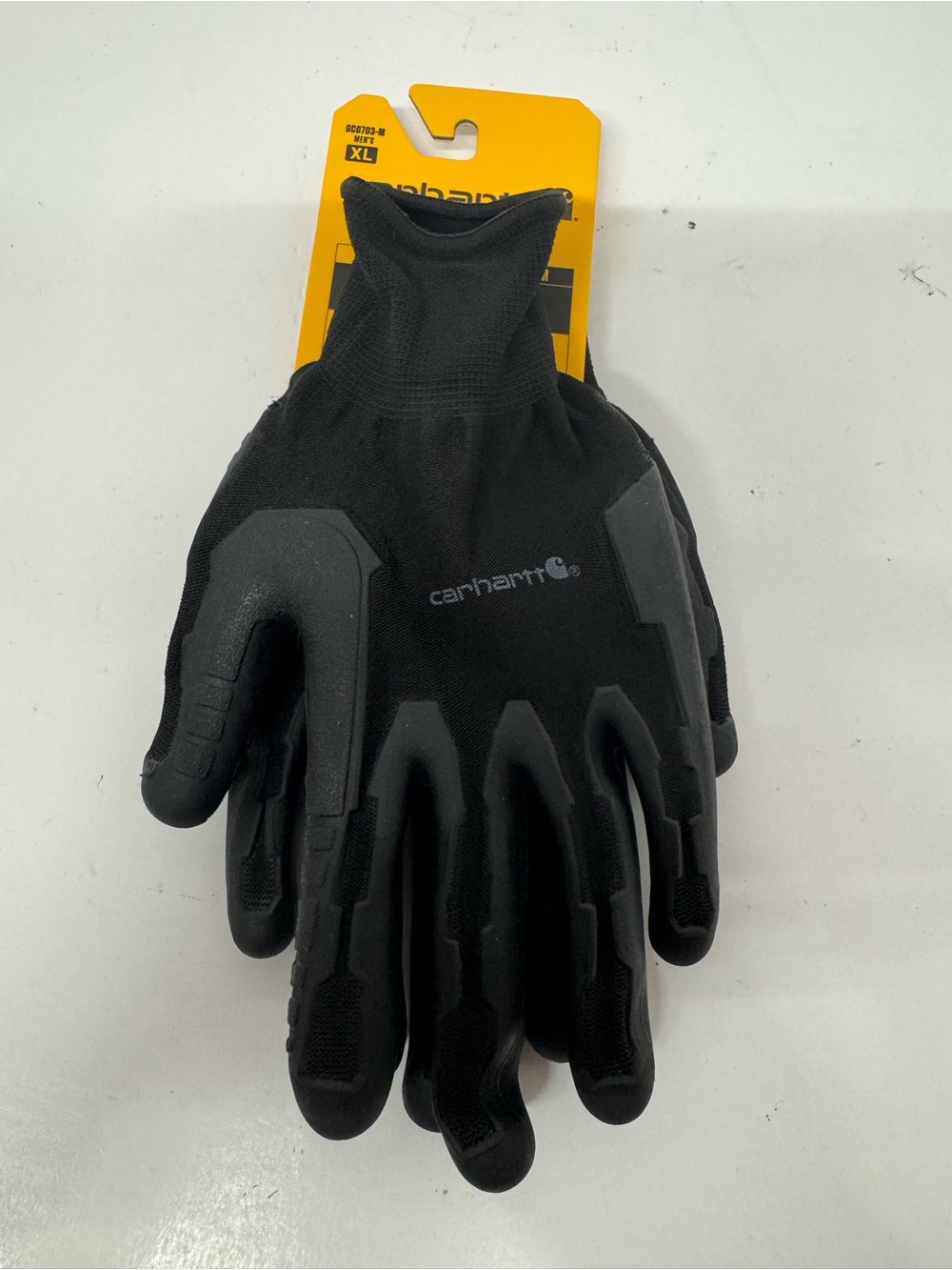 Carhartt Black Grip Work Gloves - XL